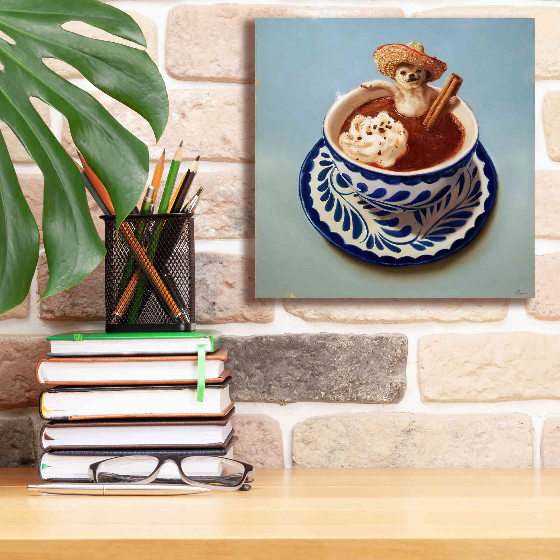 'Mexican Hot Chocolate' by Lucia Heffernan, Canvas Wall Art,12x12