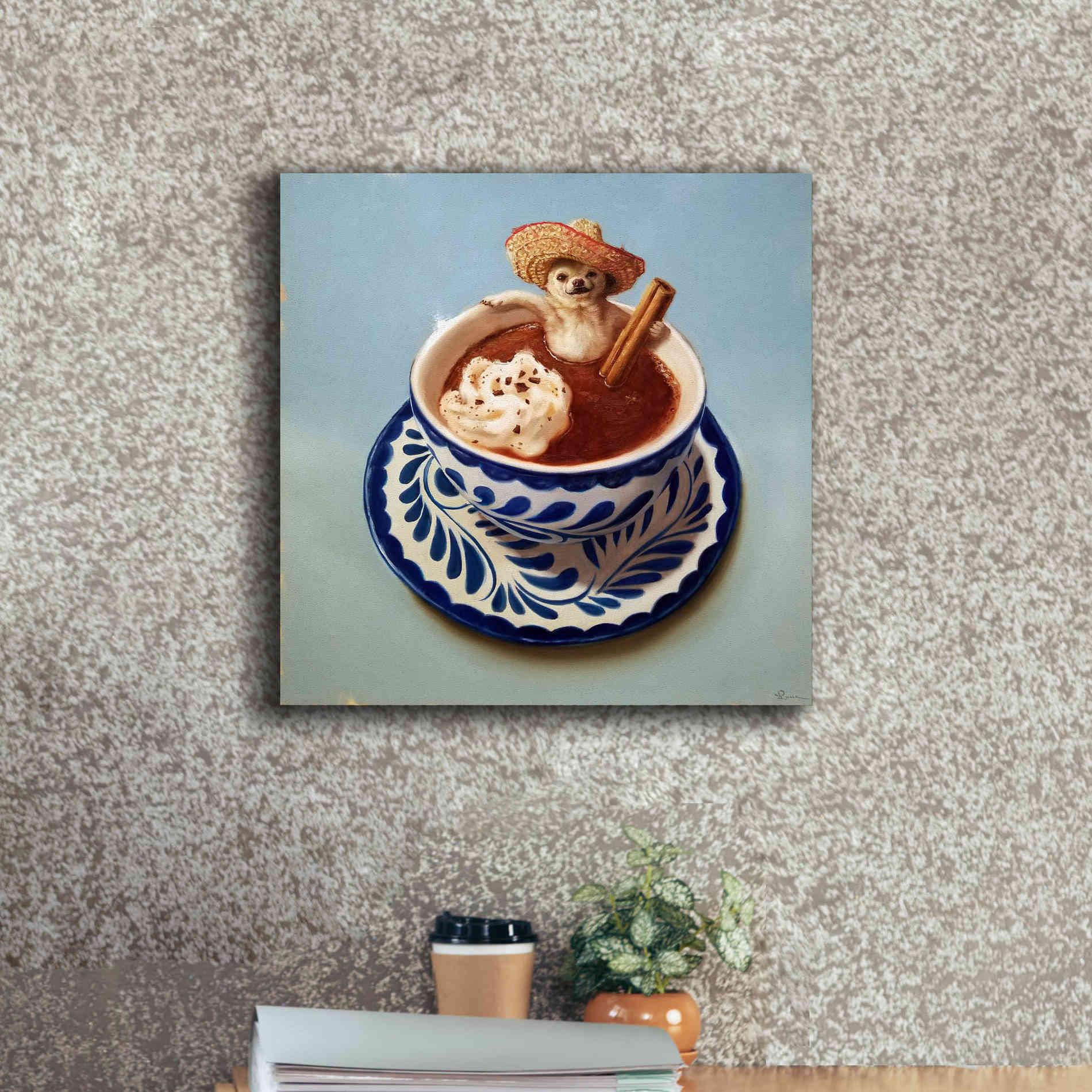 'Mexican Hot Chocolate' by Lucia Heffernan, Canvas Wall Art,18x18