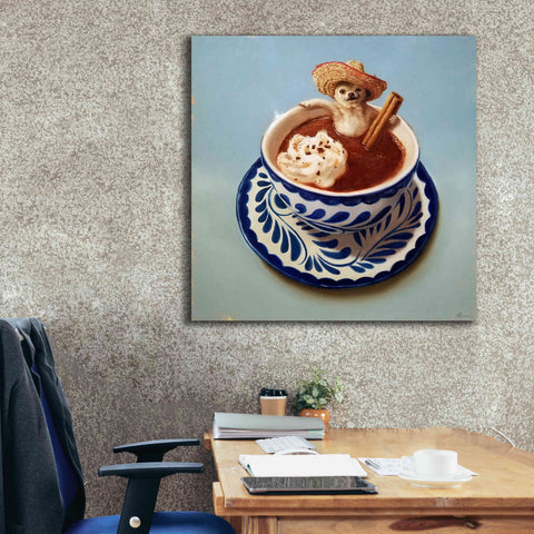 Image of 'Mexican Hot Chocolate' by Lucia Heffernan, Canvas Wall Art,37x37