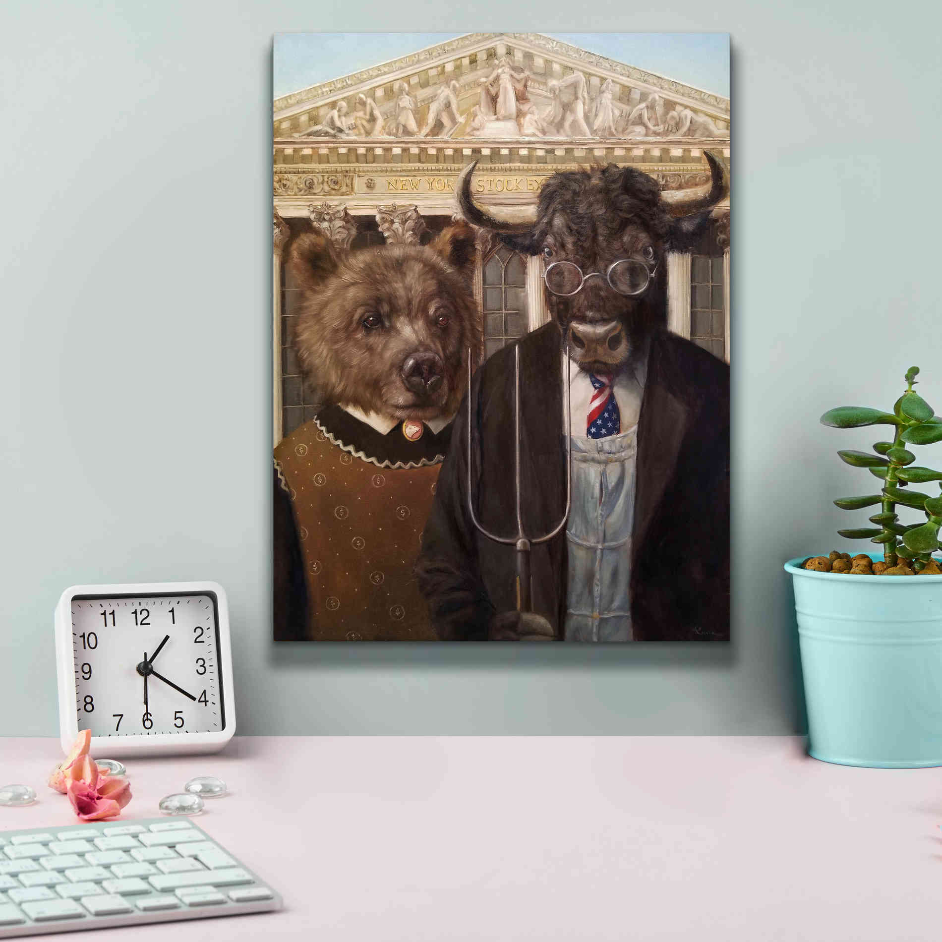 'Wallstreet Gothic 2' by Lucia Heffernan, Canvas Wall Art,12x16