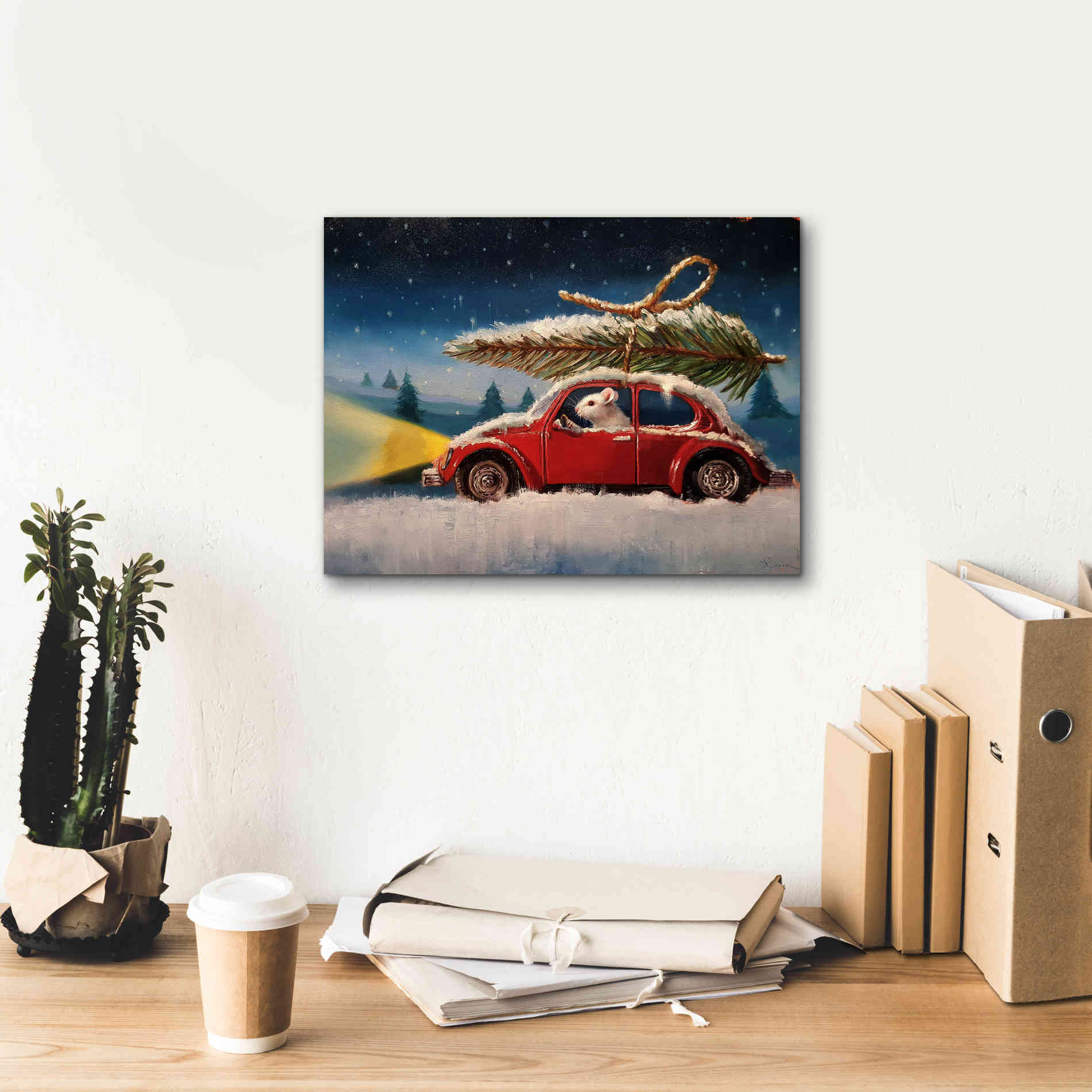 'Tis The Season' by Lucia Heffernan, Canvas Wall Art,16x12