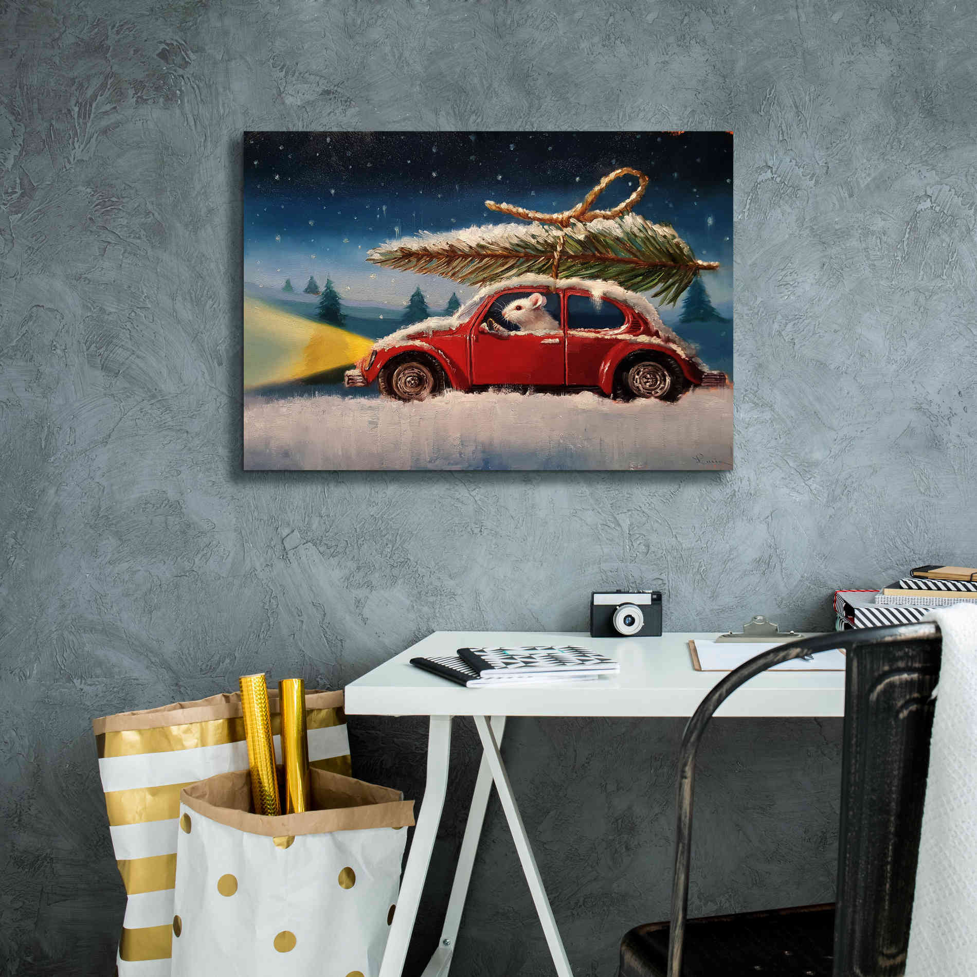 'Tis The Season' by Lucia Heffernan, Canvas Wall Art,26x18