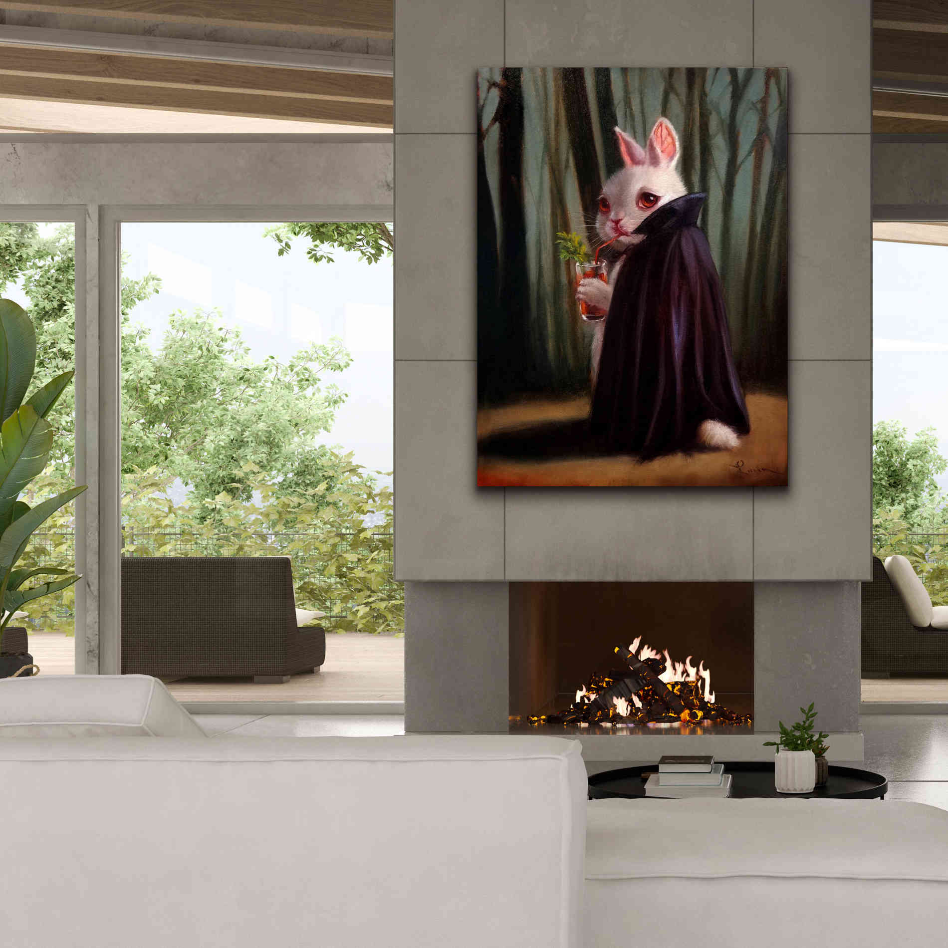 'Bewitching Hour' by Lucia Heffernan, Canvas Wall Art,40x54