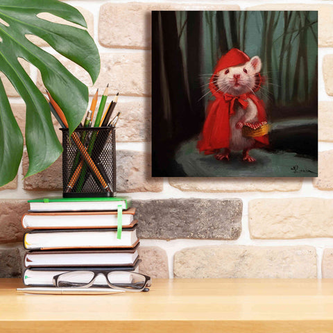 Image of 'Little Red' by Lucia Heffernan, Canvas Wall Art,12x12