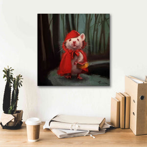 'Little Red' by Lucia Heffernan, Canvas Wall Art,18x18