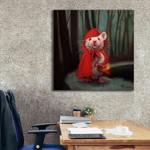 Image of 'Little Red' by Lucia Heffernan, Canvas Wall Art,37x37
