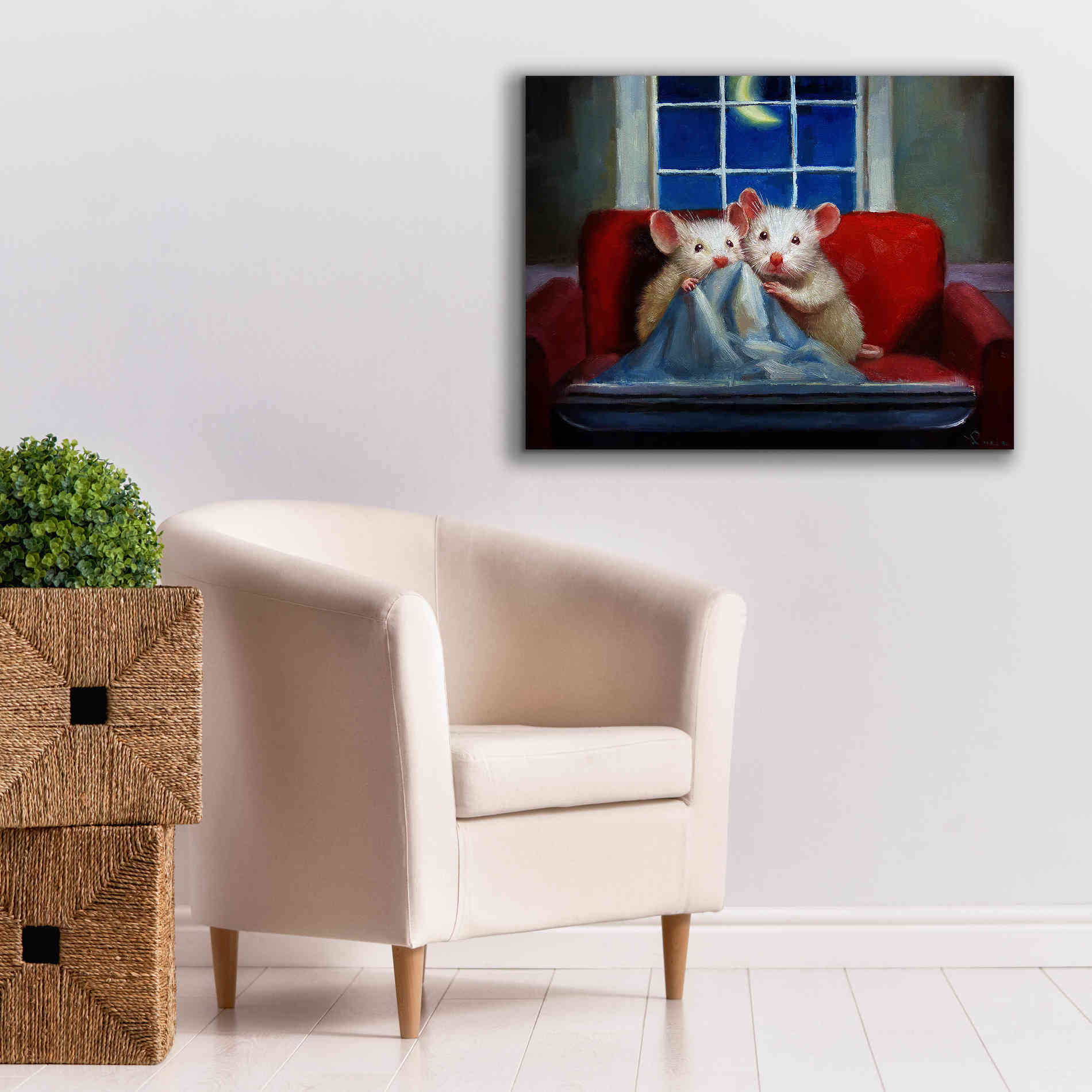 'Horror Movie' by Lucia Heffernan, Canvas Wall Art,34x26