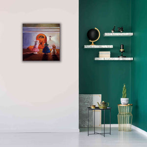 'After Hour Trick or Treat' by Lucia Heffernan, Canvas Wall Art,26x26