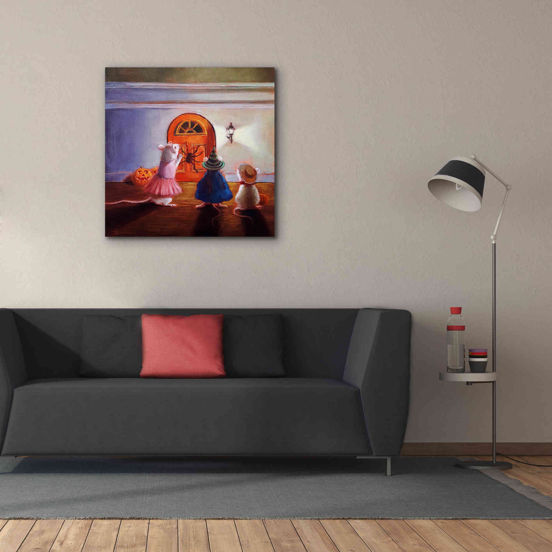 'After Hour Trick or Treat' by Lucia Heffernan, Canvas Wall Art,37x37