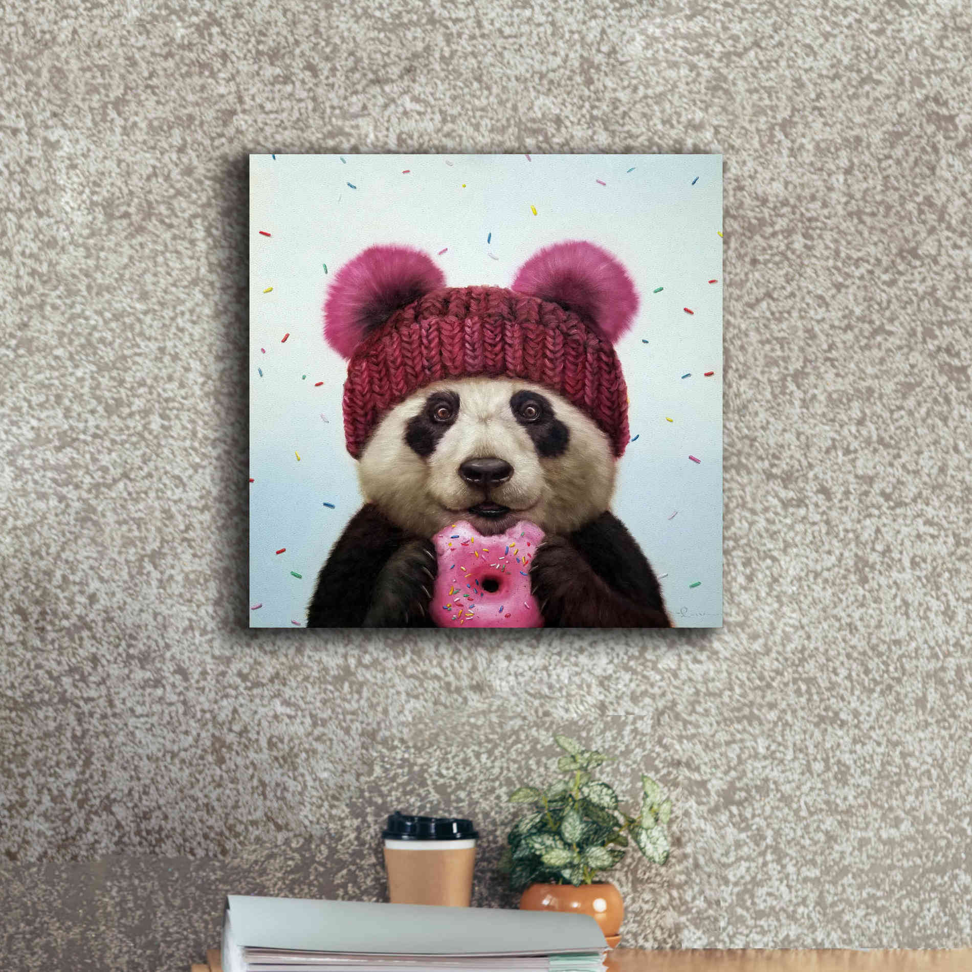 'First Bite' by Lucia Heffernan, Canvas Wall Art,18x18