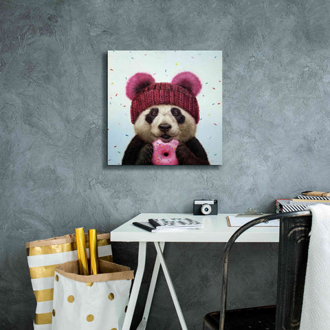Image of 'First Bite' by Lucia Heffernan, Canvas Wall Art,18x18