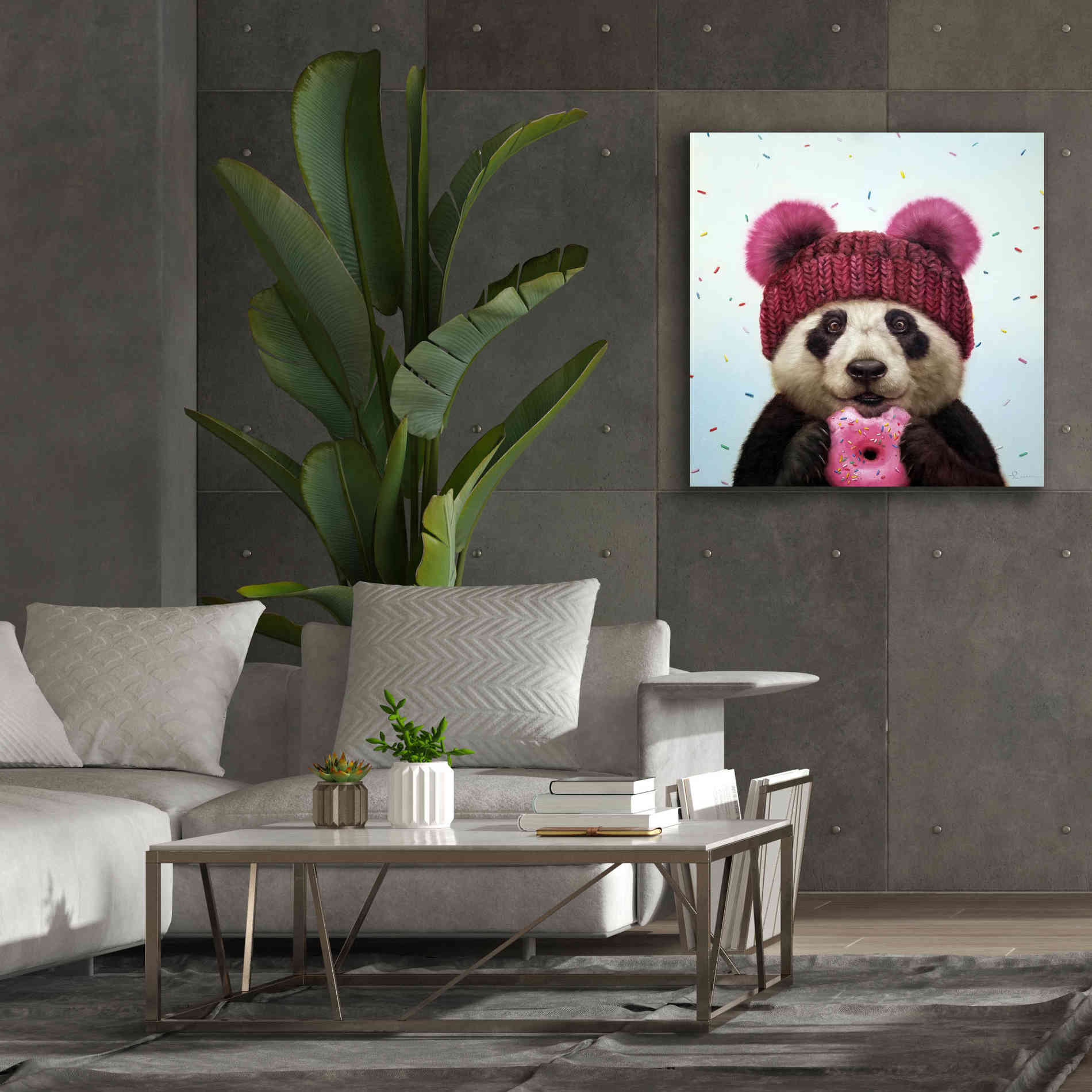 'First Bite' by Lucia Heffernan, Canvas Wall Art,37x37