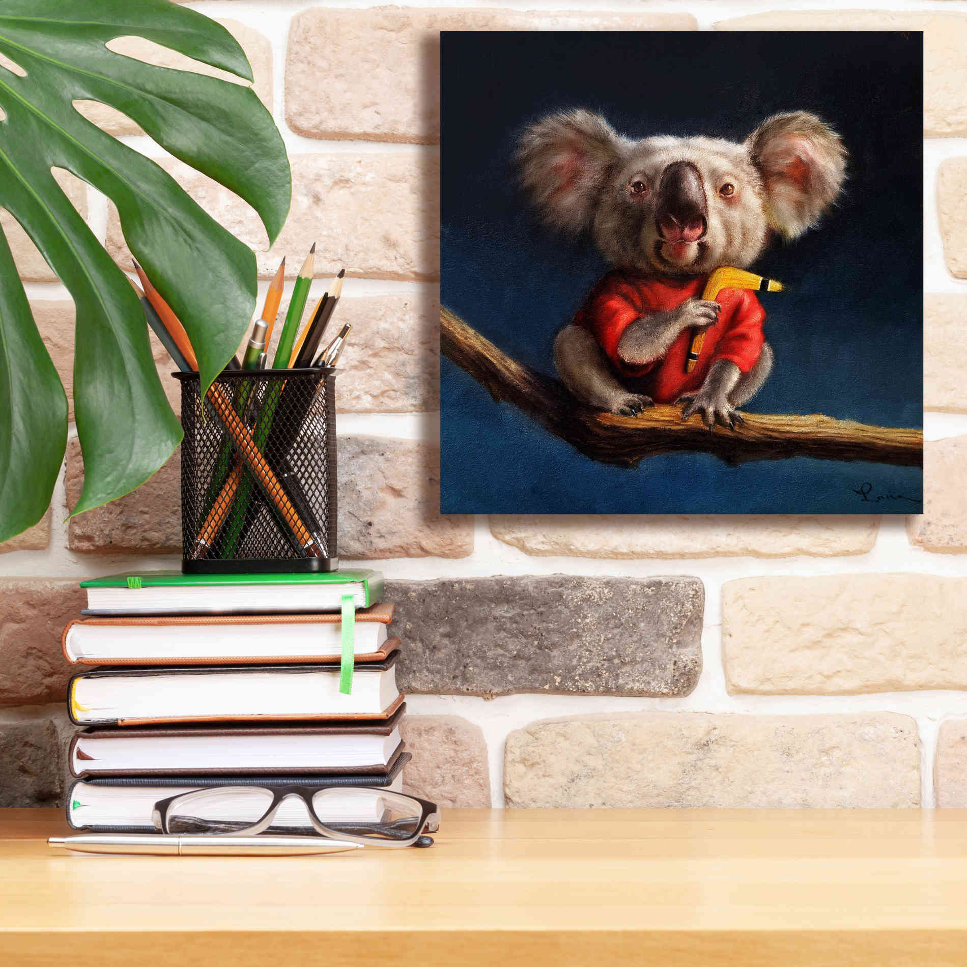 'Outback Fun' by Lucia Heffernan, Canvas Wall Art,12x12