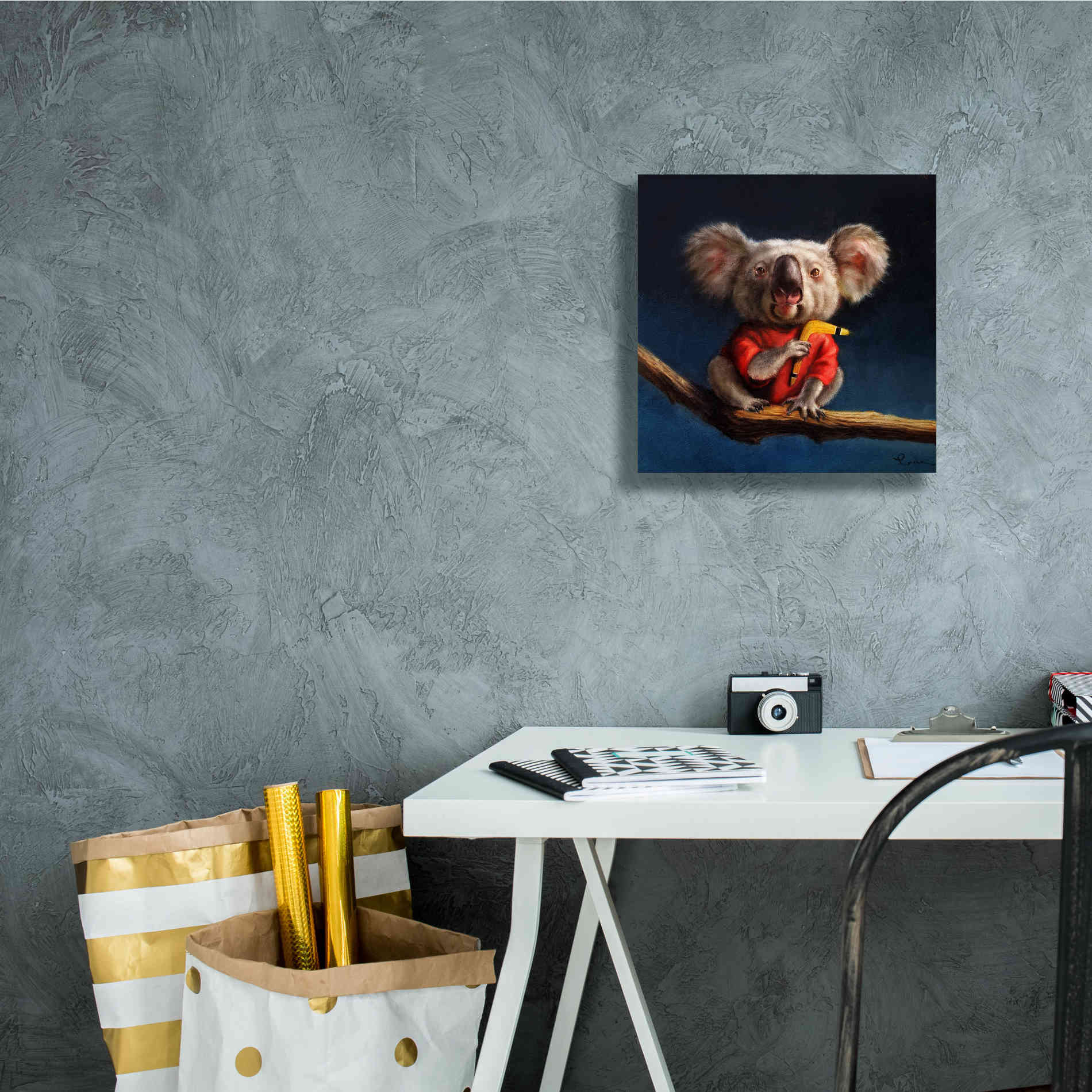'Outback Fun' by Lucia Heffernan, Canvas Wall Art,12x12