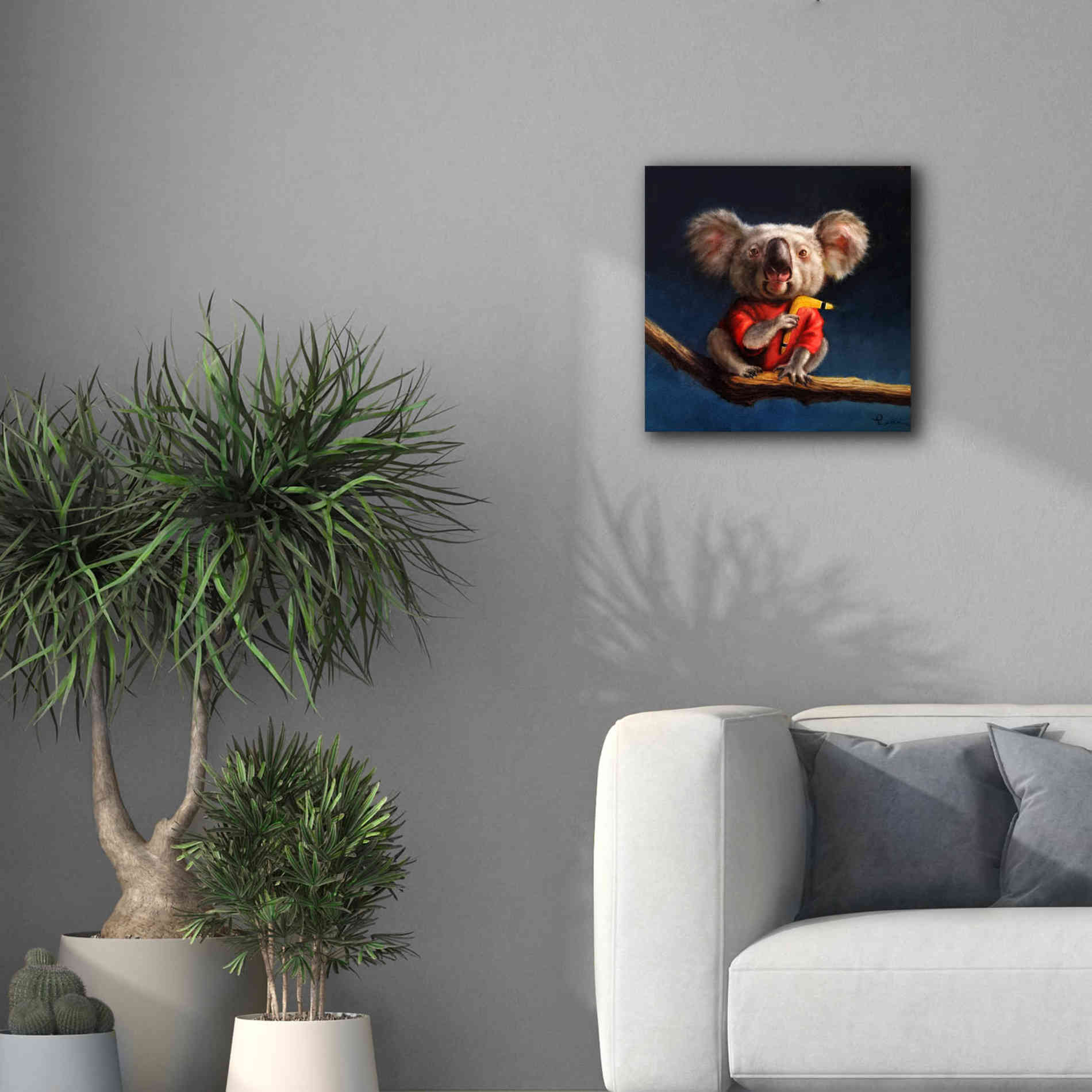 'Outback Fun' by Lucia Heffernan, Canvas Wall Art,18x18