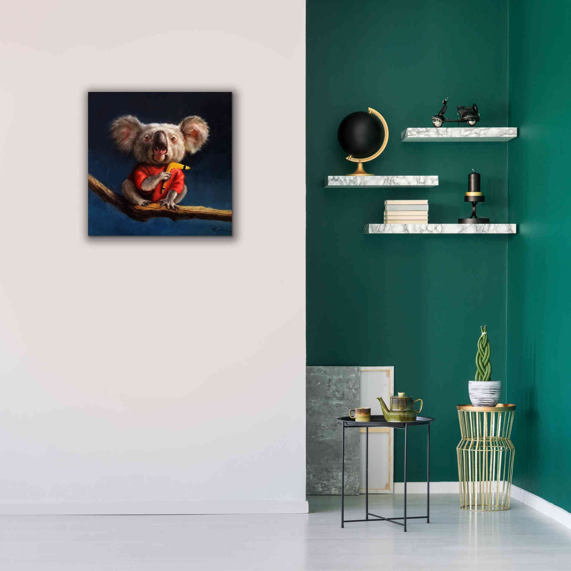 'Outback Fun' by Lucia Heffernan, Canvas Wall Art,26x26