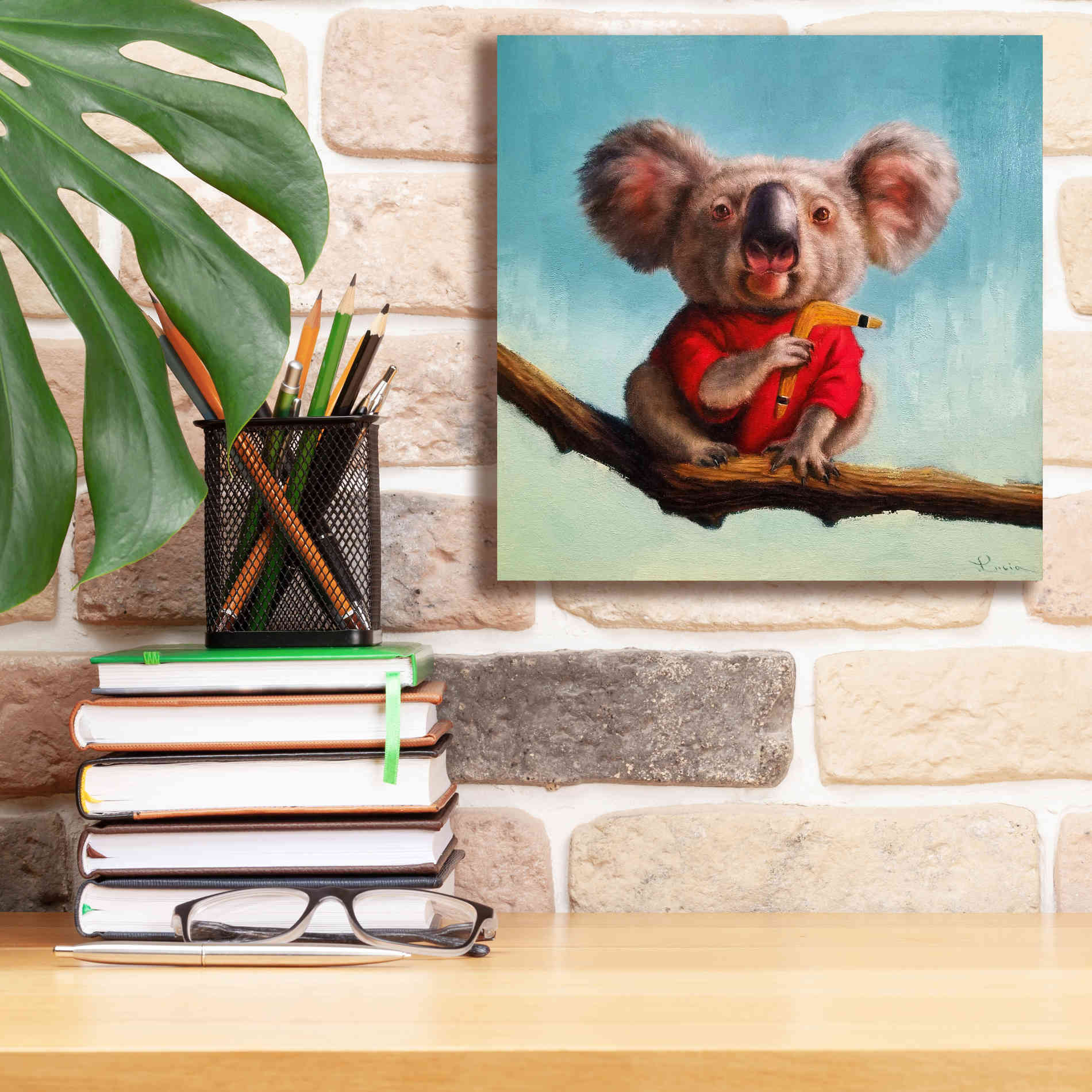 'Outback Fun II' by Lucia Heffernan, Canvas Wall Art,12x12