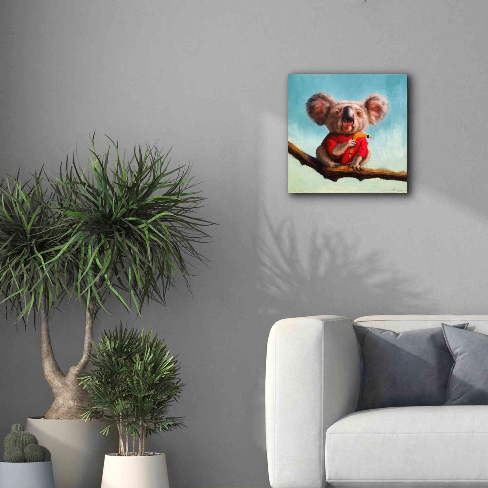 'Outback Fun II' by Lucia Heffernan, Canvas Wall Art,18x18