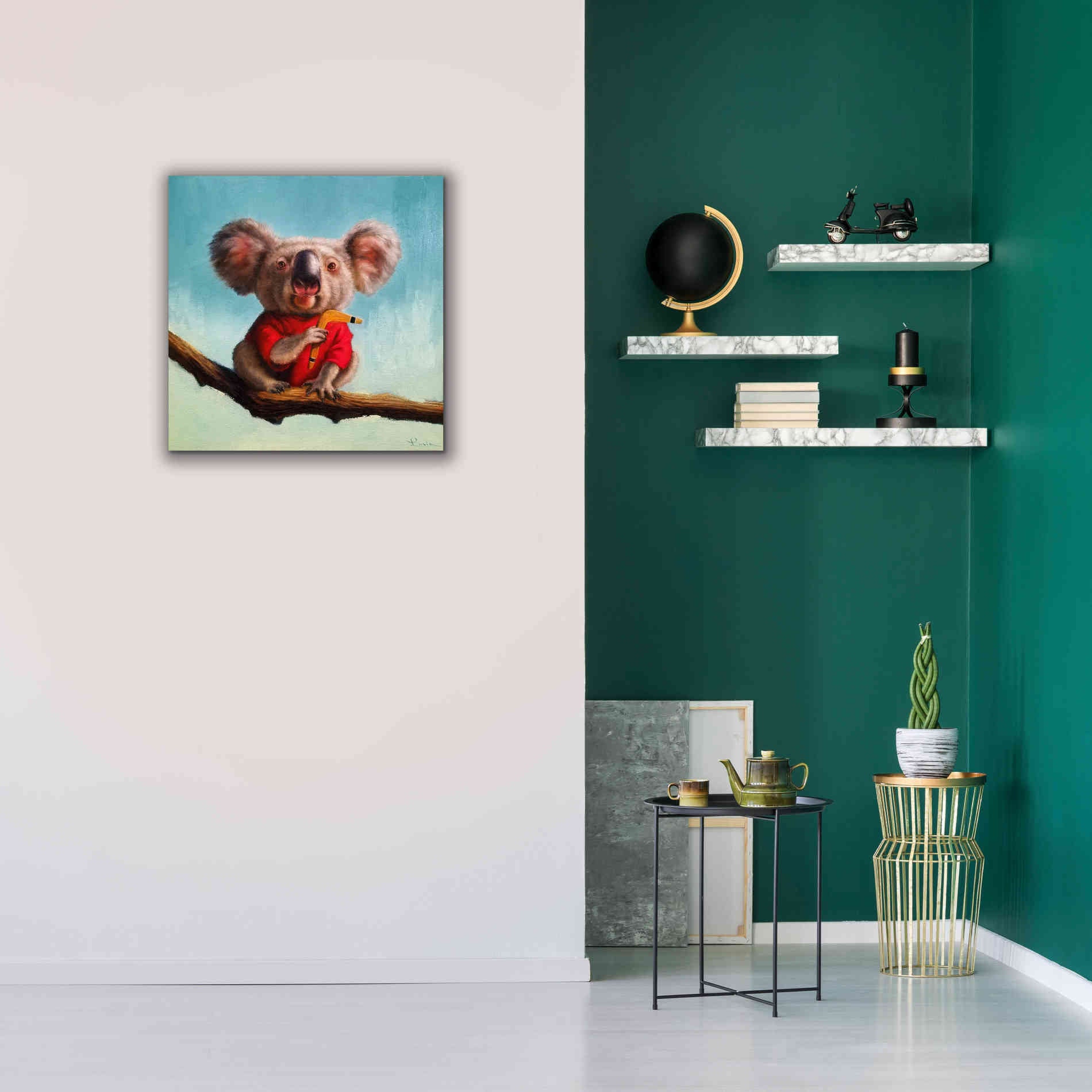 'Outback Fun II' by Lucia Heffernan, Canvas Wall Art,26x26