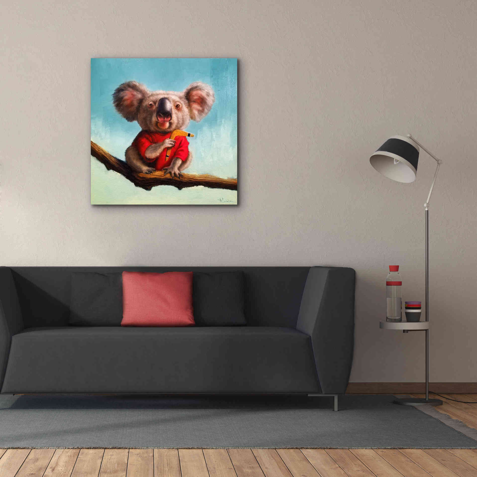 'Outback Fun II' by Lucia Heffernan, Canvas Wall Art,37x37