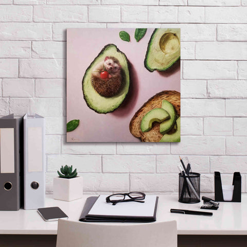 Image of 'Avocado Toast' by Lucia Heffernan, Canvas Wall Art,18x18