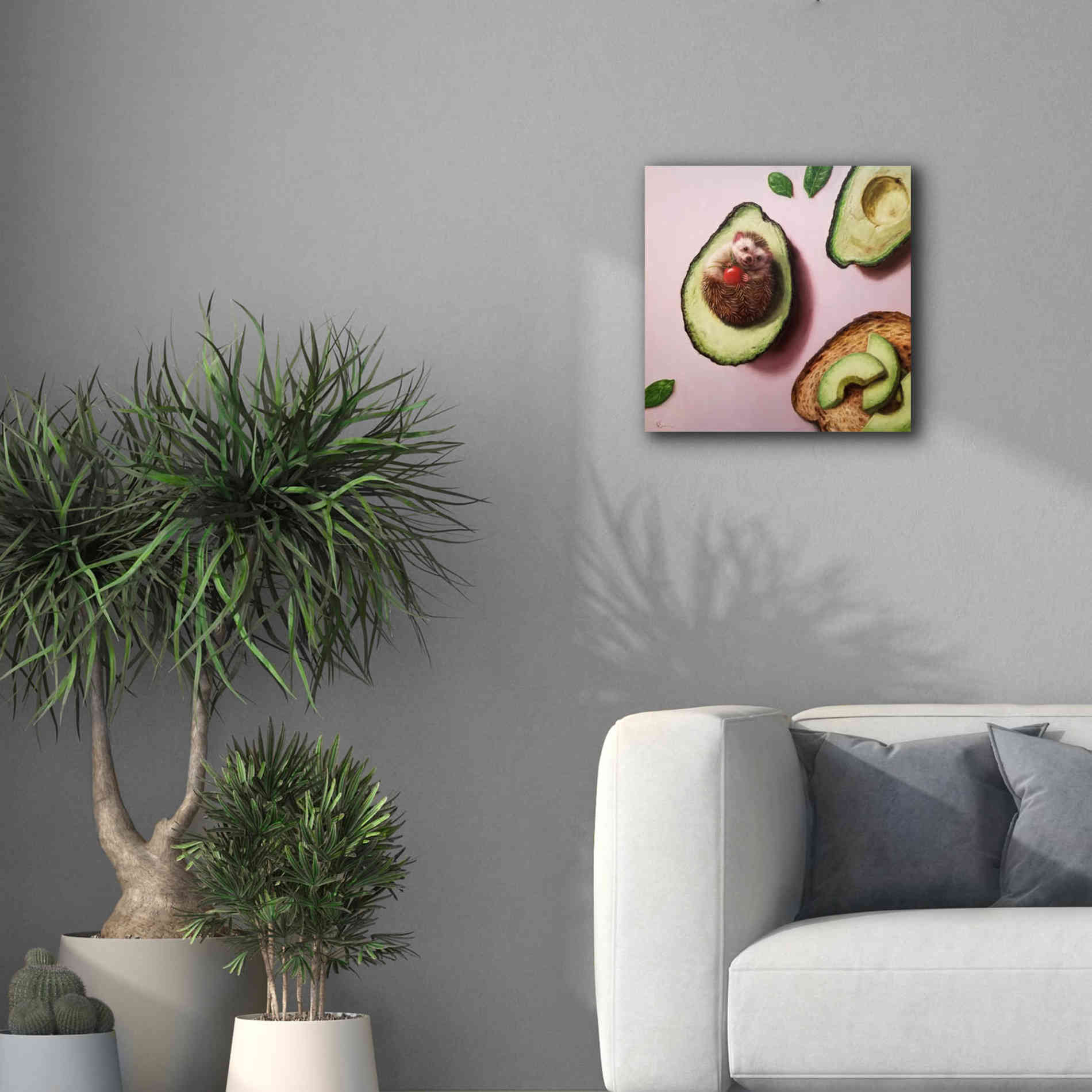 'Avocado Toast' by Lucia Heffernan, Canvas Wall Art,18x18