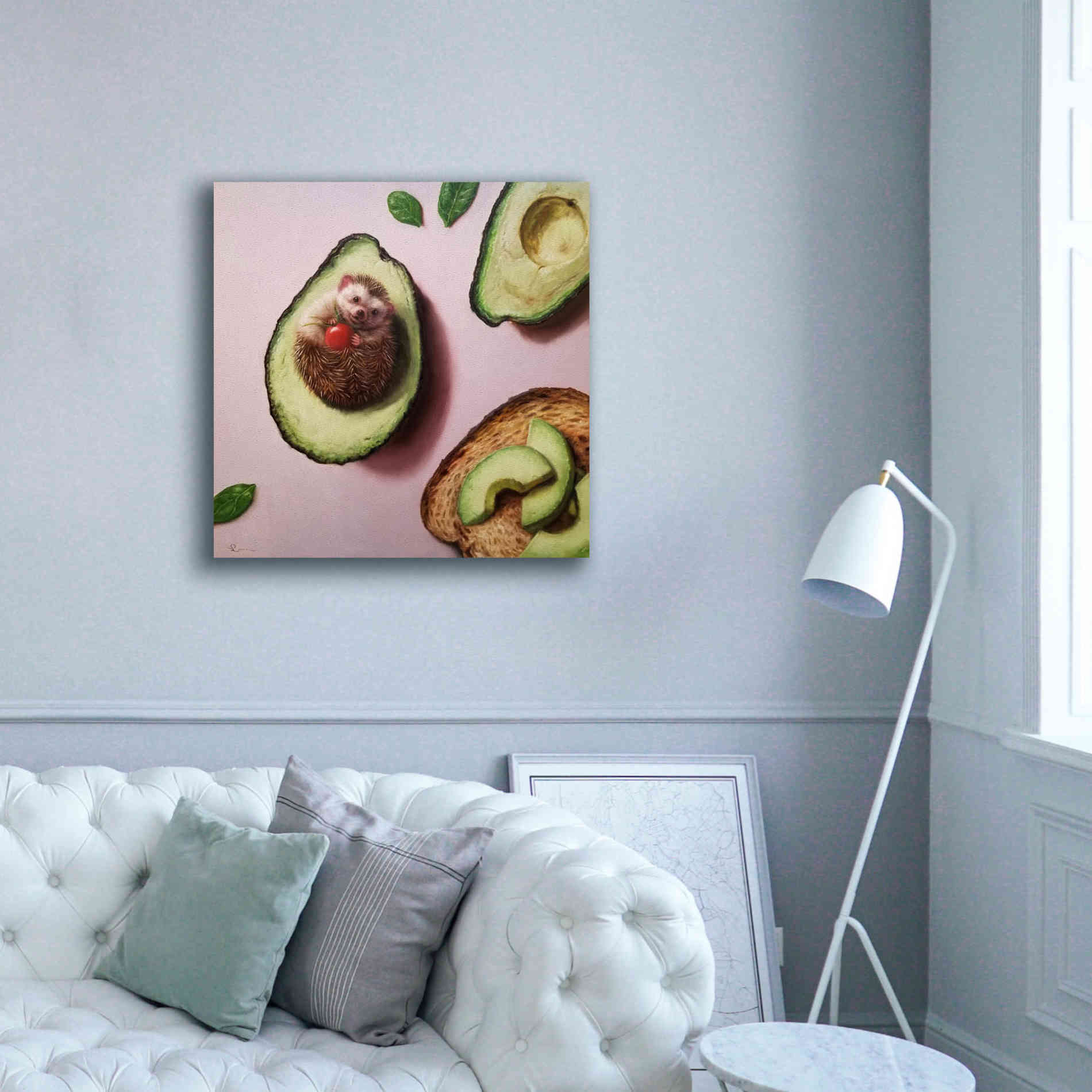 'Avocado Toast' by Lucia Heffernan, Canvas Wall Art,37x37