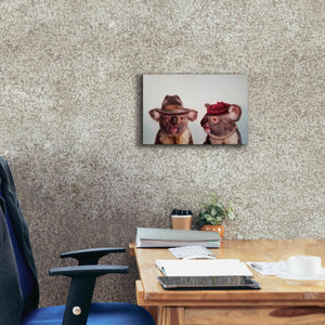 'Mates' by Lucia Heffernan, Canvas Wall Art,18x12