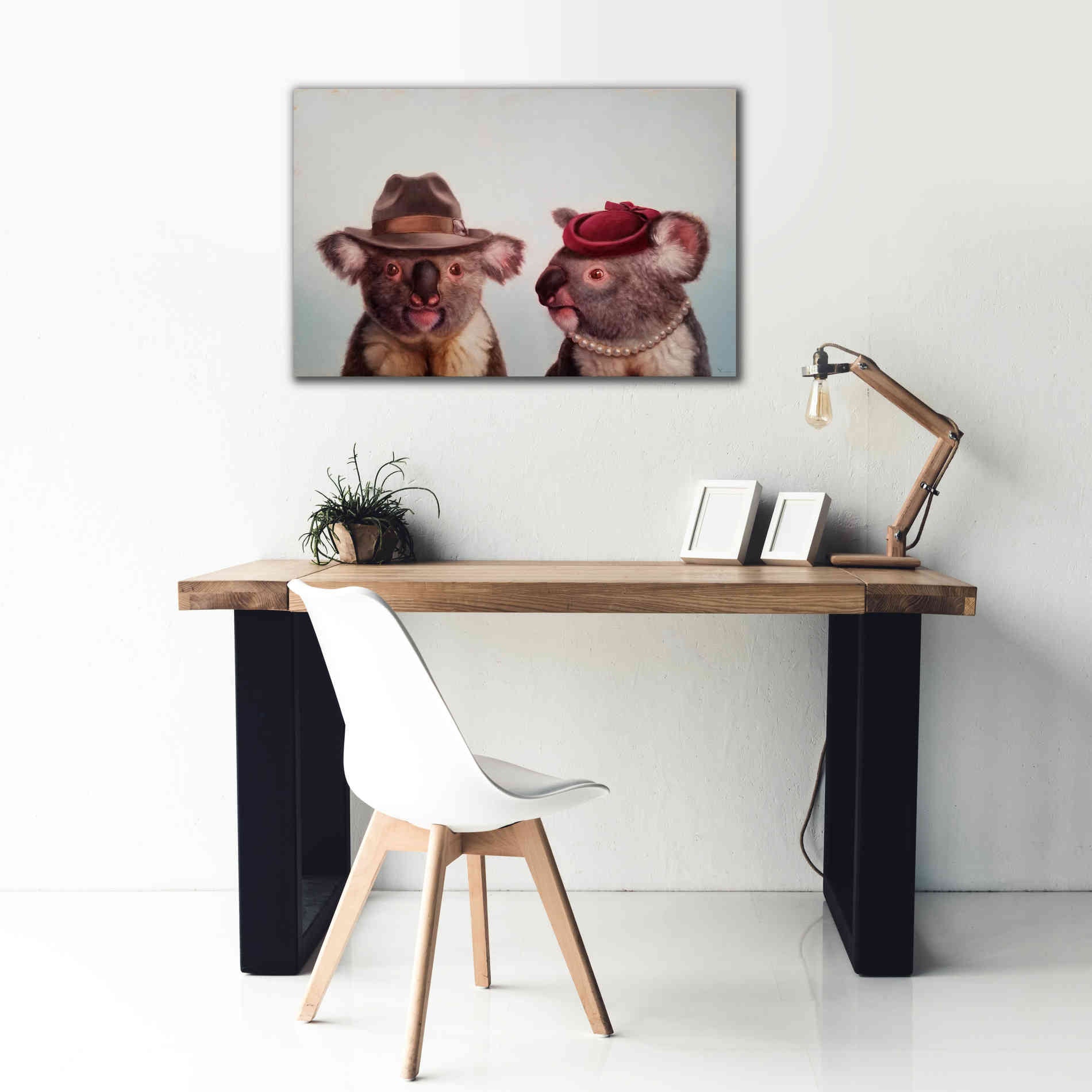 'Mates' by Lucia Heffernan, Canvas Wall Art,40x26
