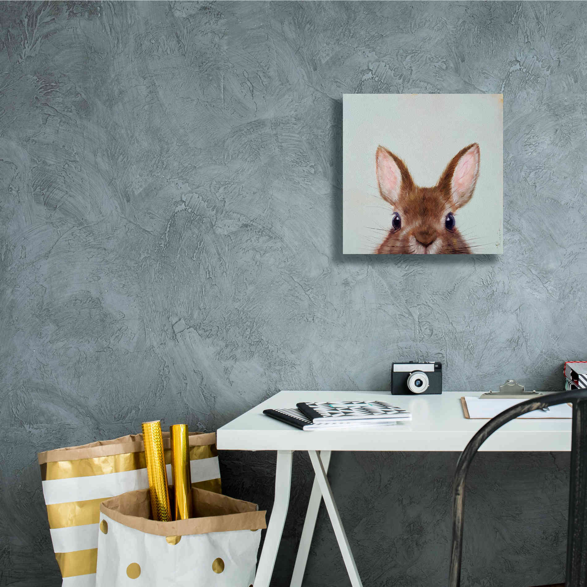 'Peek a Boo' by Lucia Heffernan, Canvas Wall Art,12x12