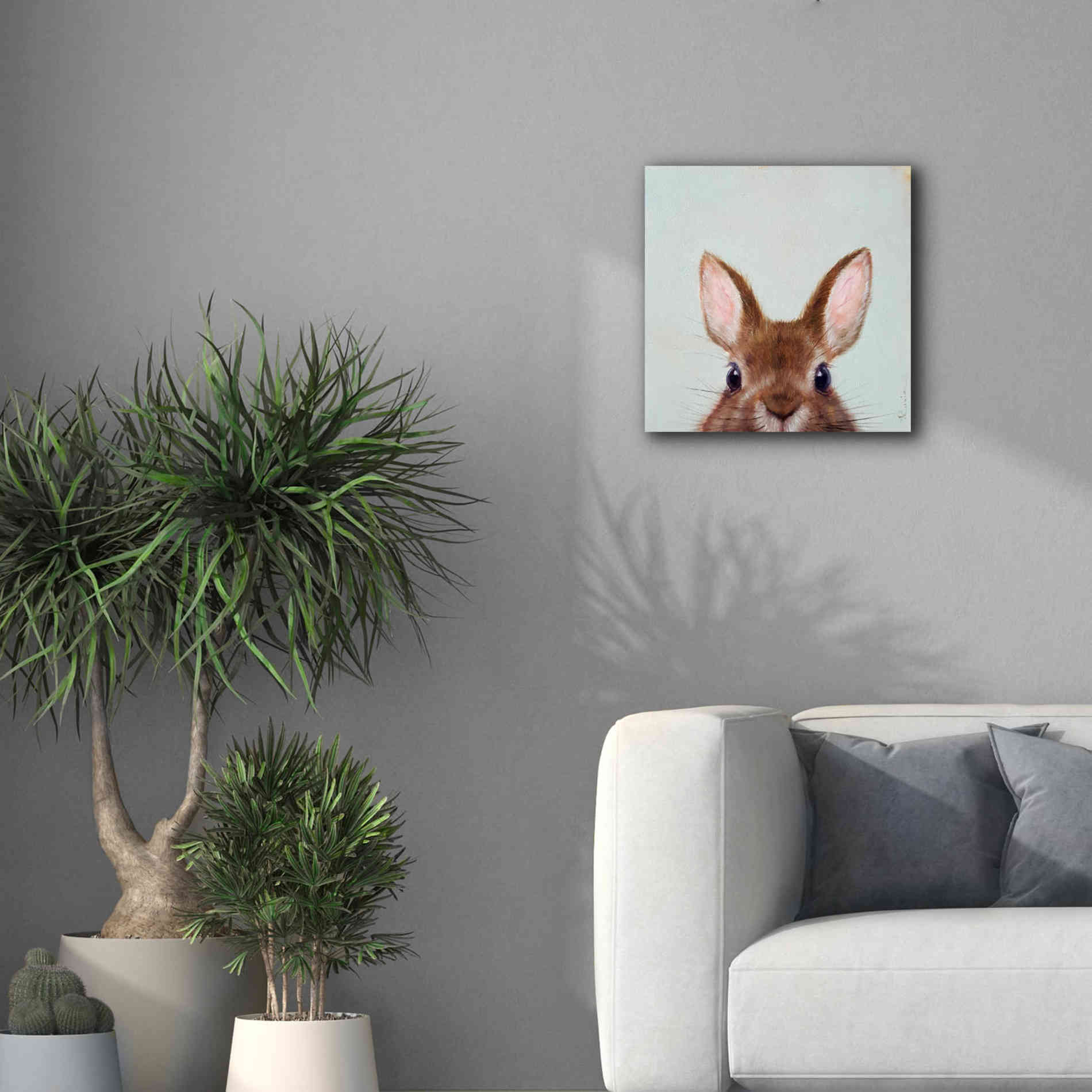 'Peek a Boo' by Lucia Heffernan, Canvas Wall Art,18x18