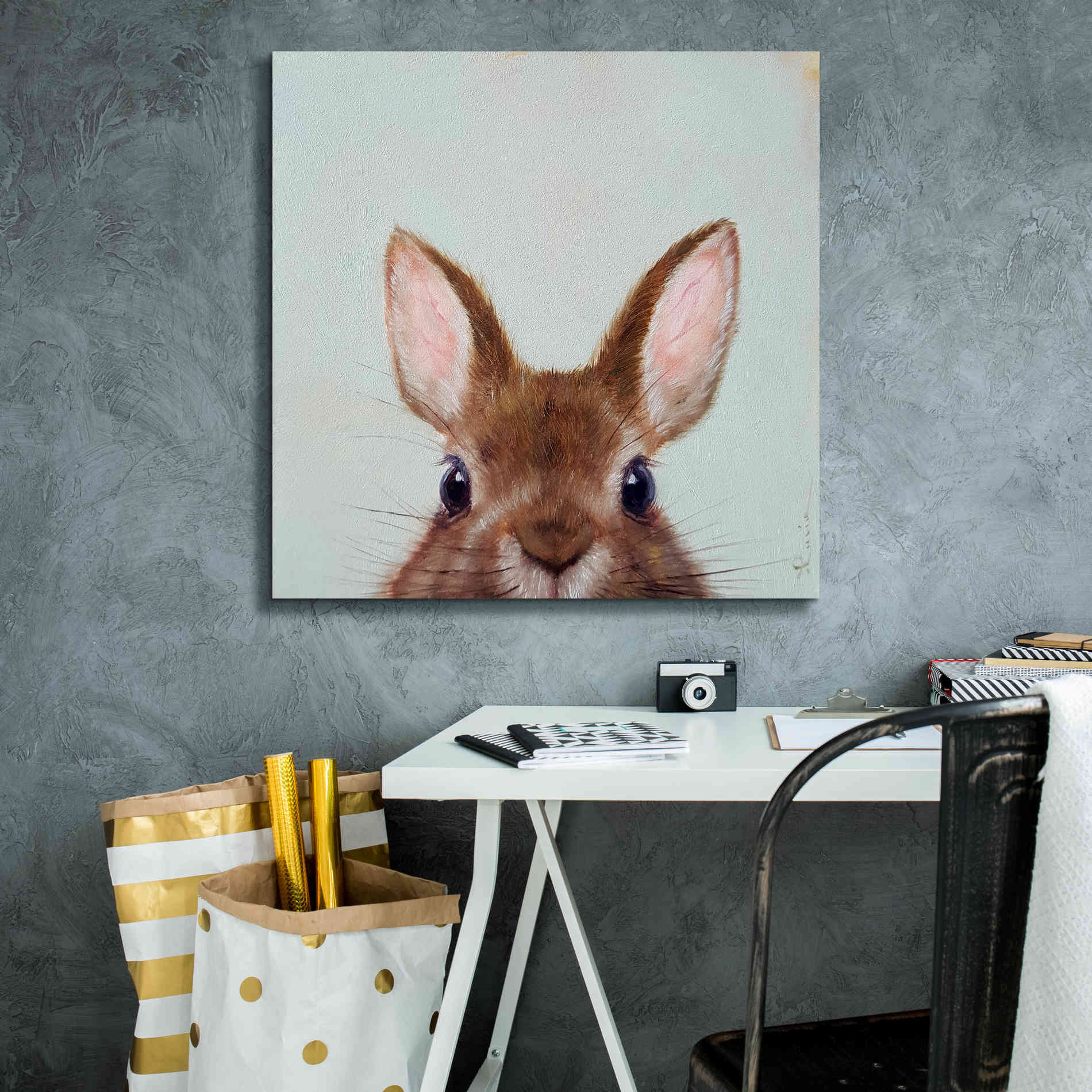 'Peek a Boo' by Lucia Heffernan, Canvas Wall Art,26x26