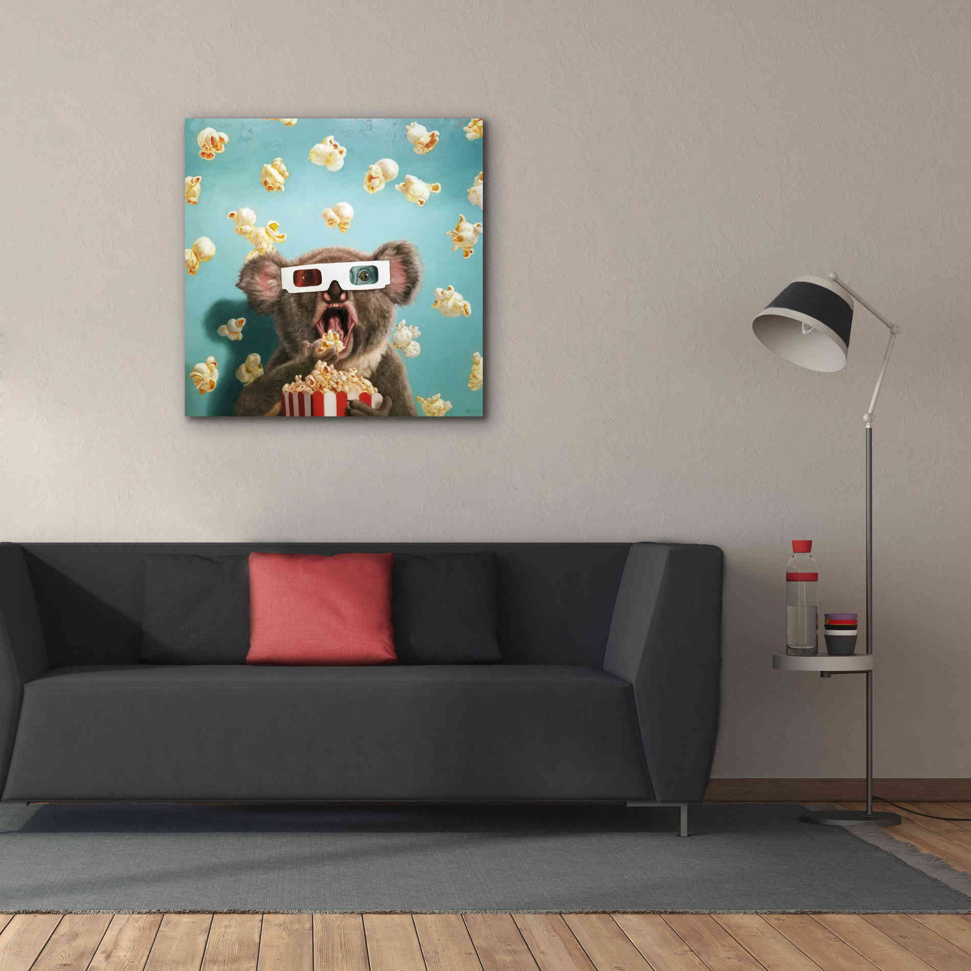 '3D Movie' by Lucia Heffernan, Canvas Wall Art,37x37