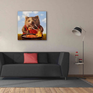 'Shrimp On The Barbie' by Lucia Heffernan, Canvas Wall Art,37x37