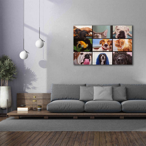 Image of 'Animal Zoom' by Lucia Heffernan, Canvas Wall Art,60x40