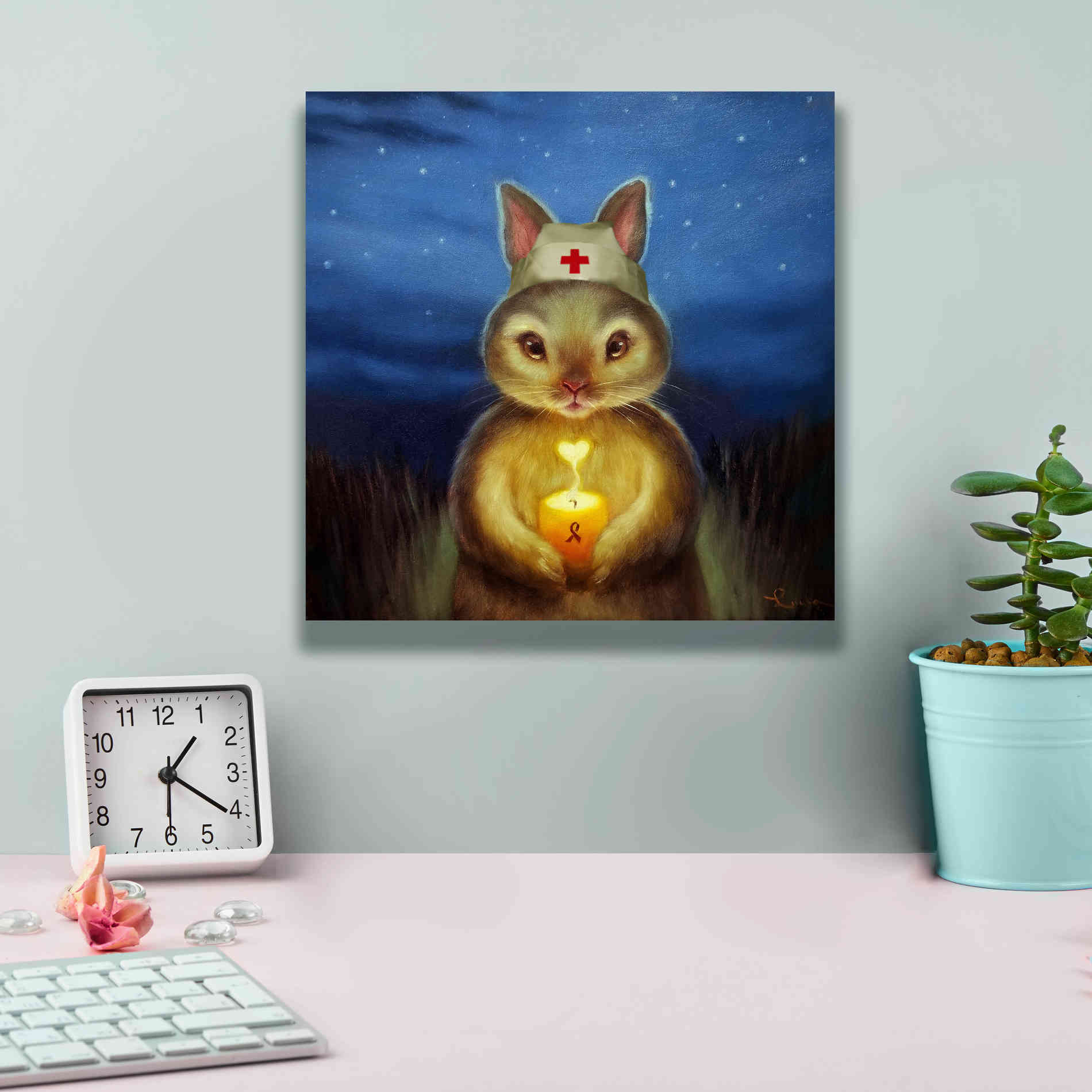 'Hope' by Lucia Heffernan, Canvas Wall Art,12x12