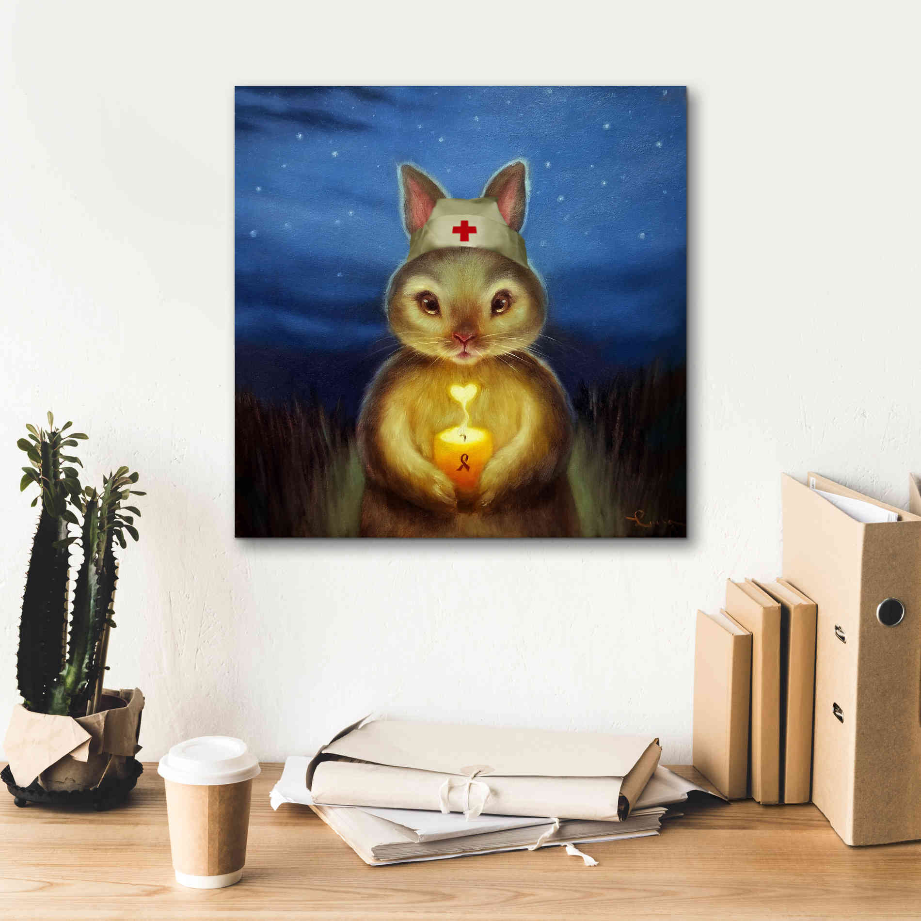 'Hope' by Lucia Heffernan, Canvas Wall Art,18x18