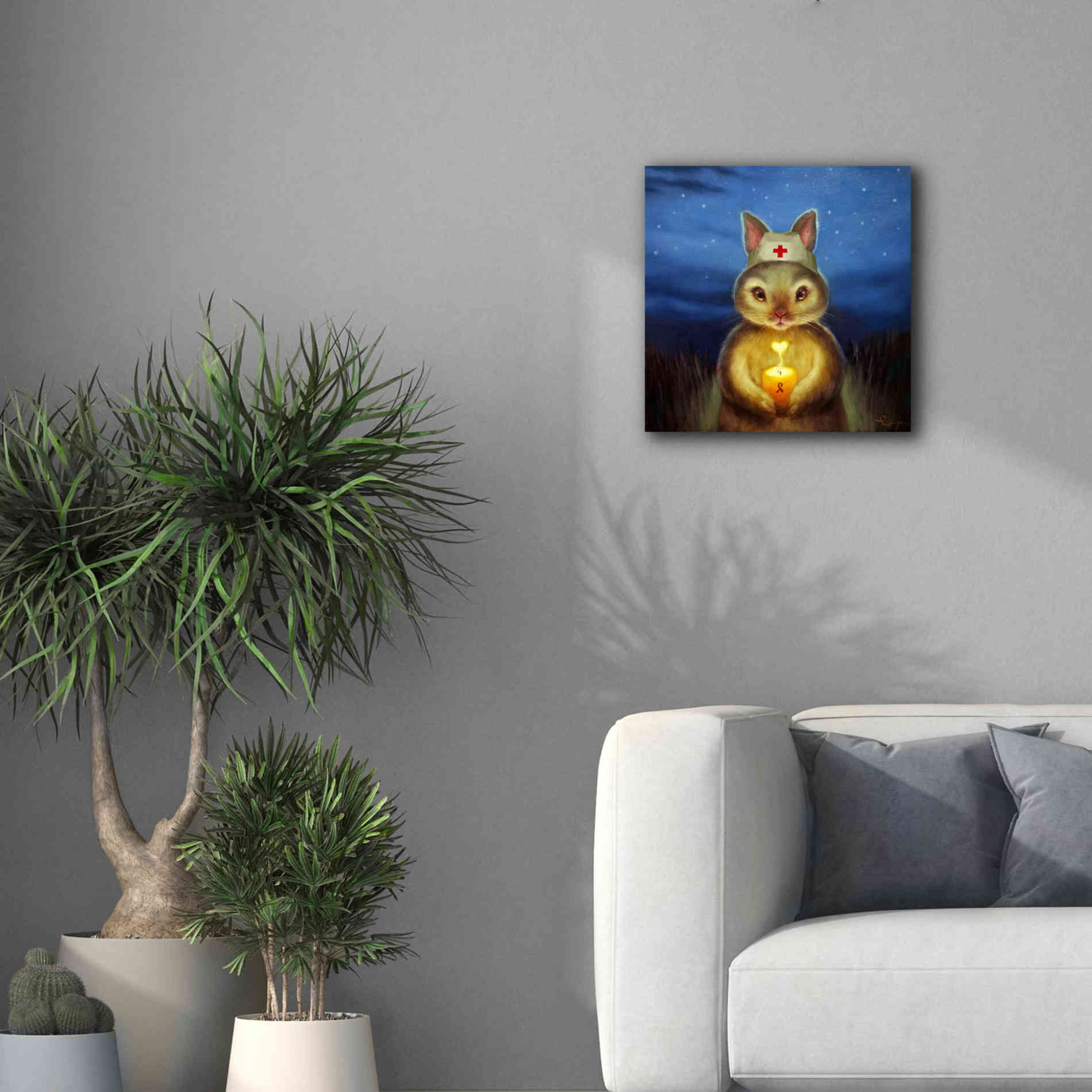 'Hope' by Lucia Heffernan, Canvas Wall Art,18x18
