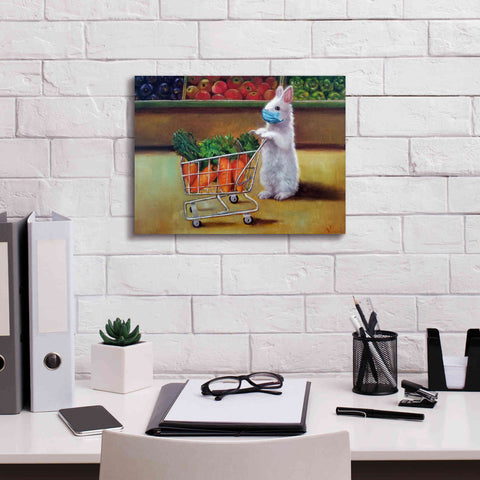 Image of 'Quarantine Shopping' by Lucia Heffernan, Canvas Wall Art,16x12