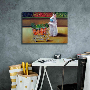 'Quarantine Shopping' by Lucia Heffernan, Canvas Wall Art,26x18