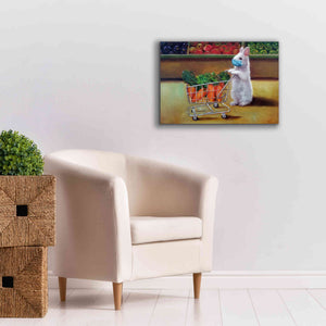 'Quarantine Shopping' by Lucia Heffernan, Canvas Wall Art,26x18