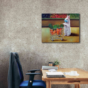 'Quarantine Shopping' by Lucia Heffernan, Canvas Wall Art,34x26