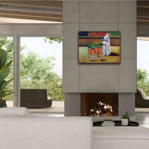 'Quarantine Shopping' by Lucia Heffernan, Canvas Wall Art,34x26