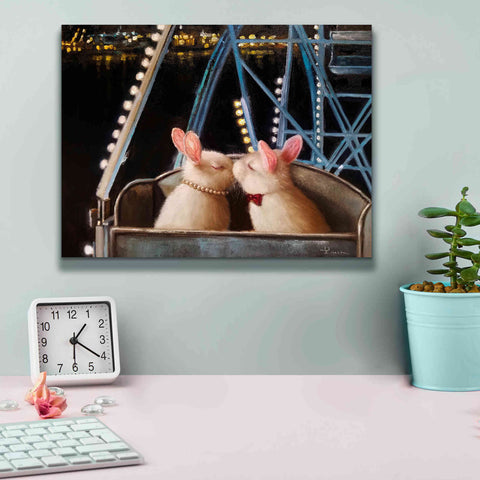 Image of 'First Kiss' by Lucia Heffernan, Canvas Wall Art,16x12