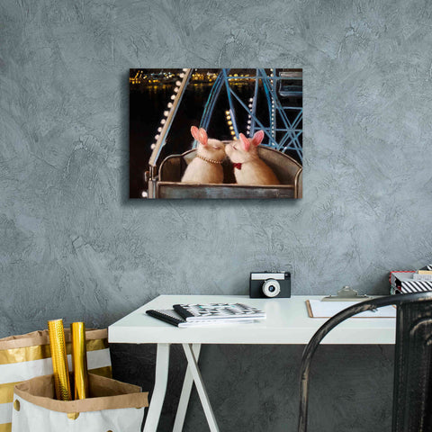 Image of 'First Kiss' by Lucia Heffernan, Canvas Wall Art,16x12