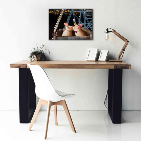 Image of 'First Kiss' by Lucia Heffernan, Canvas Wall Art,26x18