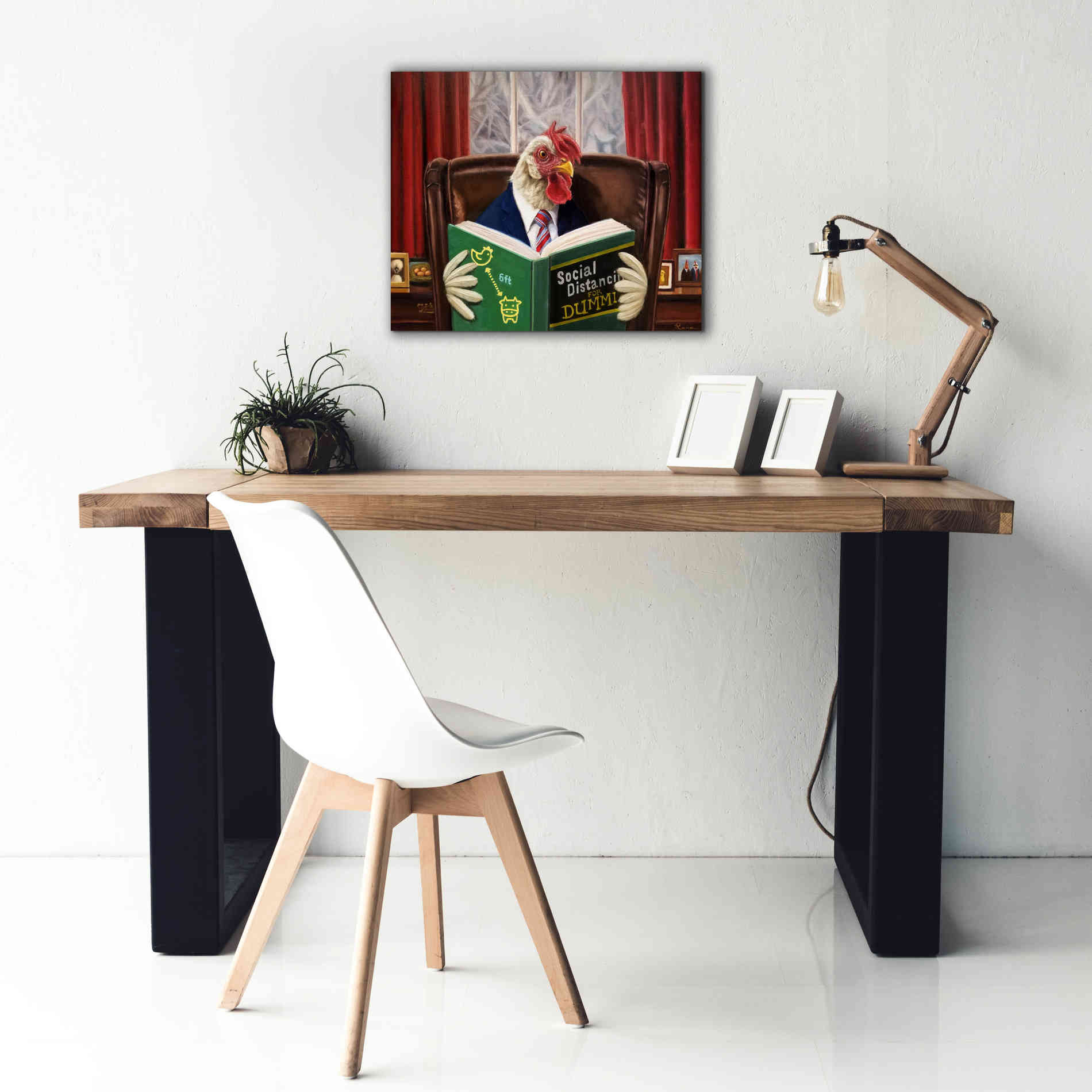 'Bird Brain' by Lucia Heffernan, Canvas Wall Art,24x20