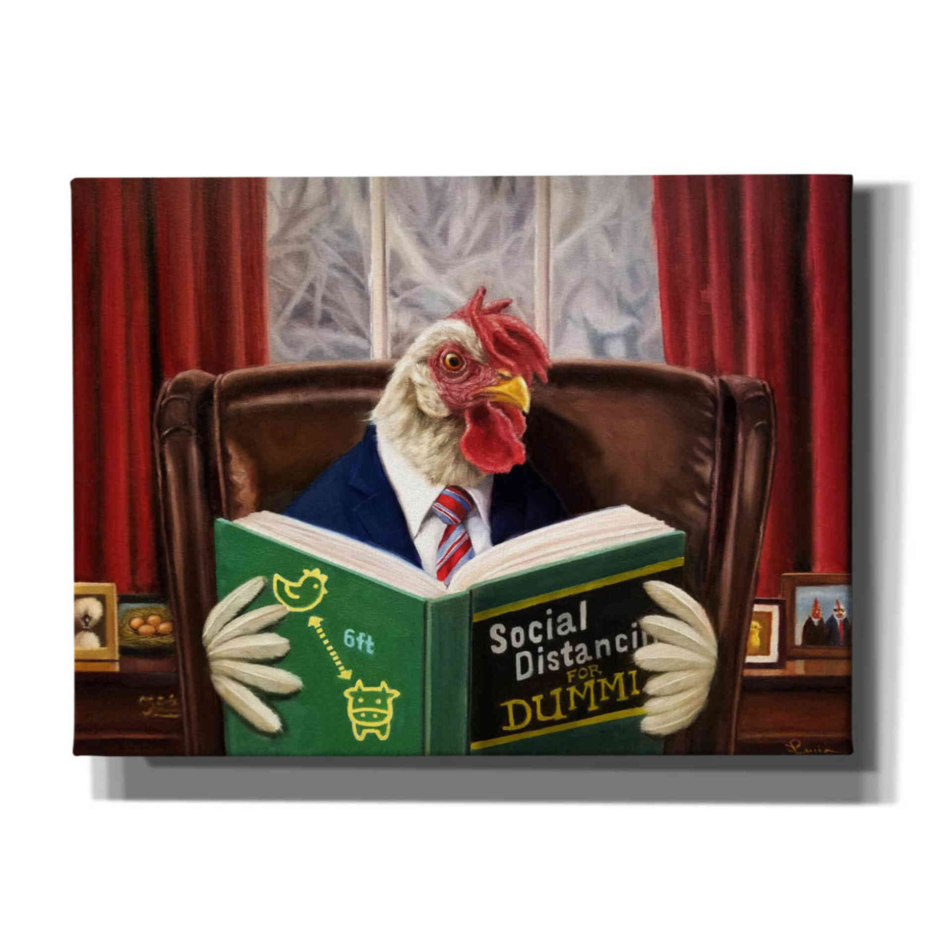 'Bird Brain' by Lucia Heffernan, Canvas Wall Art