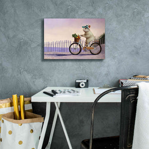 'Beach Bunny' by Lucia Heffernan, Canvas Wall Art,18x12
