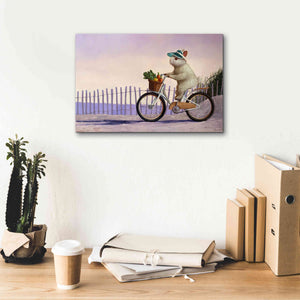 'Beach Bunny' by Lucia Heffernan, Canvas Wall Art,18x12